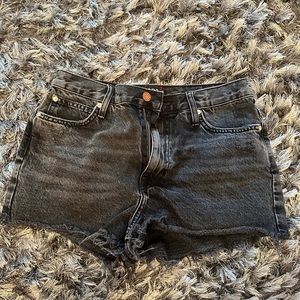 Urban Outfitters BDG black denim shorts, size 28